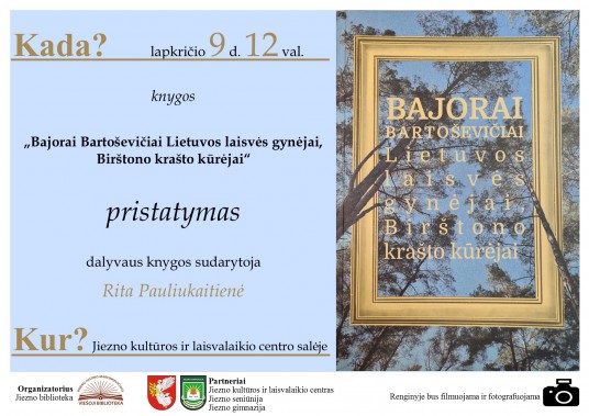 knygos pristaytmas jiezne