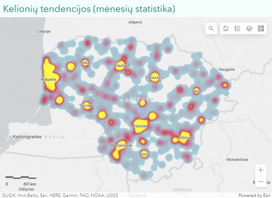 Tipinės lankytojų iš Vokietijos kelionių Lietuvoje pagal 2022 m. rugpjūčio mėn. duomenis