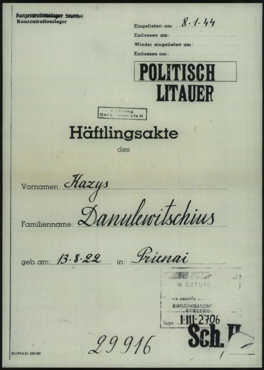 KAZYS DANULEWITSCHIUS_Shtutthof_II